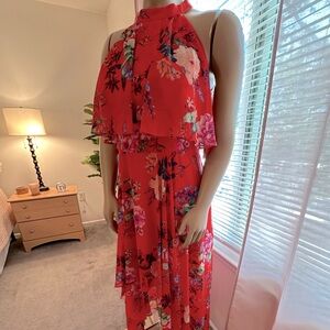 Eliza J ladies halter high low summer dress